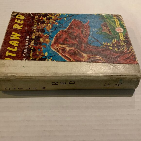 Outlaw Red - Jim Kjelgaard - Rare Hardcover Book - Vintage Kids - Picture 3 of 6